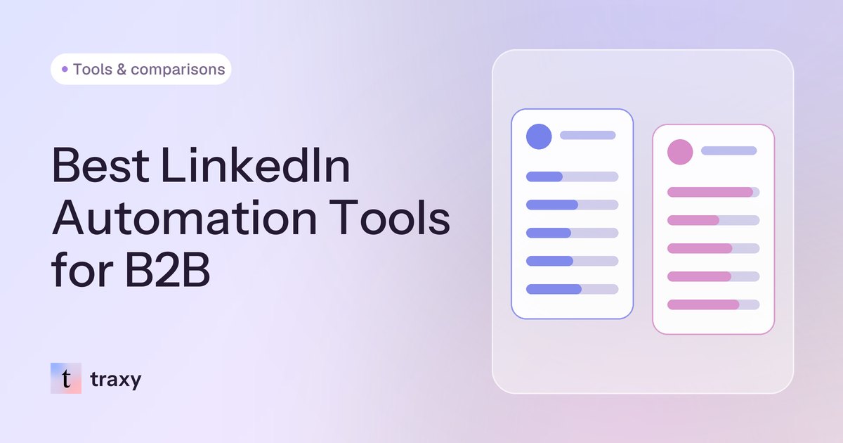 Best LinkedIn Automation Tools for B2B Lead Generation in 2026 — traxy blog