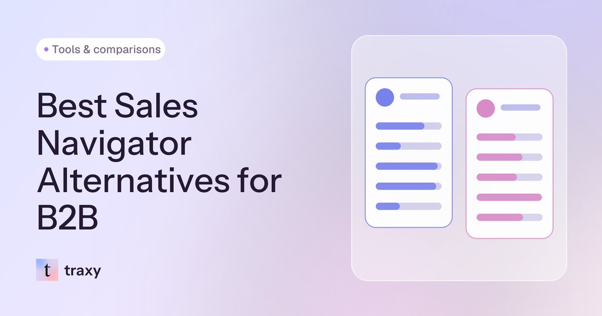 Best Sales Navigator Alternatives for B2B — traxy blog
