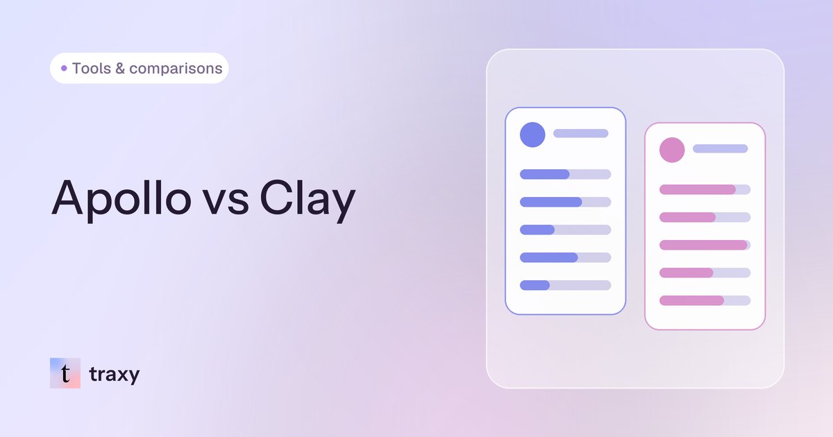 Apollo vs Clay: Which Is Better for B2B Prospecting in 2026? — traxy blog