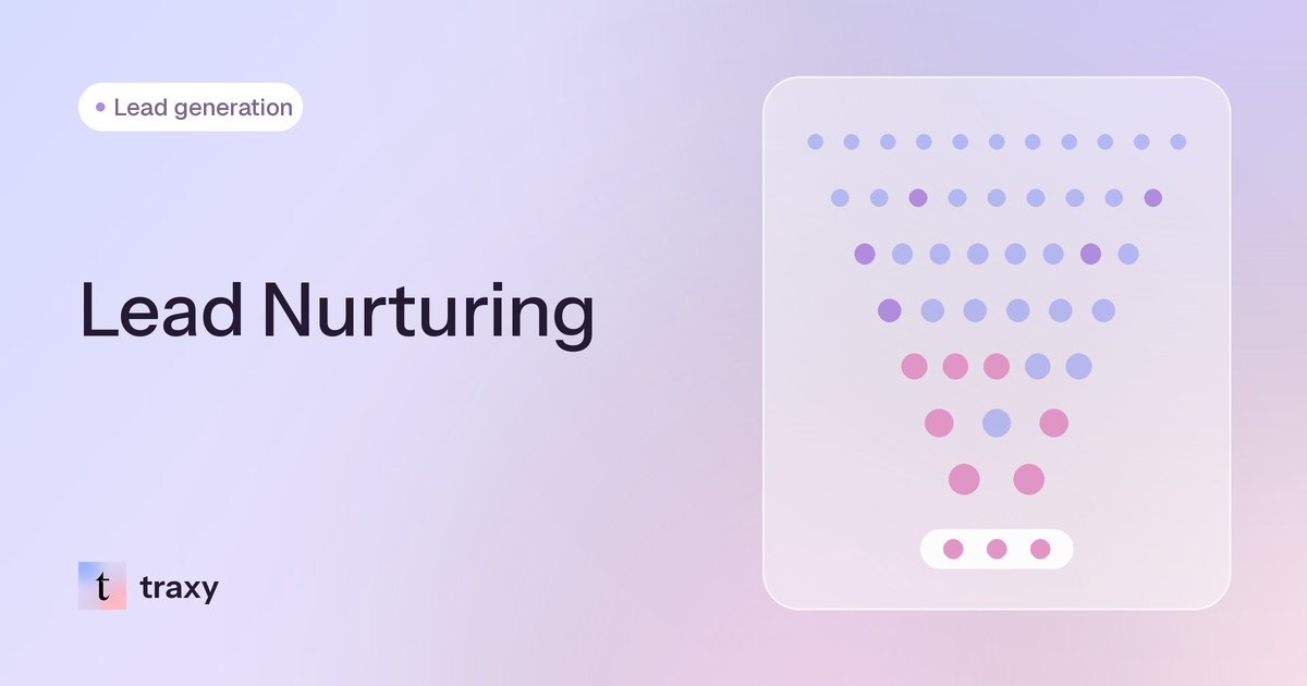 Lead Nurturing for B2B (2026): What It Is, Strategies, Examples and How Engagement Signals Show When a Lead Is Ready — traxy blog